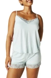 Posh Peanut Lace Camisole In Blue