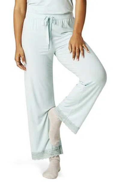 Posh Peanut Lace Pajama Pants In Blue
