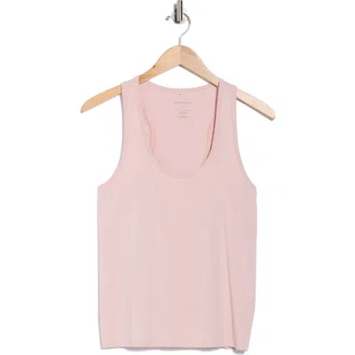Posh Peanut Lace Racerback Pajama Tank In Purple