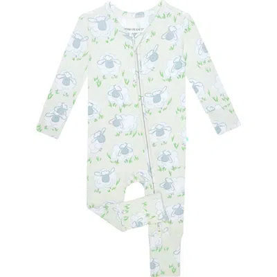 Posh Peanut Babies'  Paul Convertible Zip Footie In Neutral