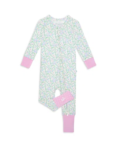 Posh Peanut Kids' Prairie Floral Convertible Footie - Baby In White