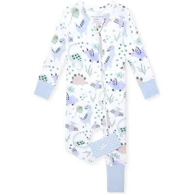 Posh Peanut Babies'  Print Convertible Fitted Footie Pajamas