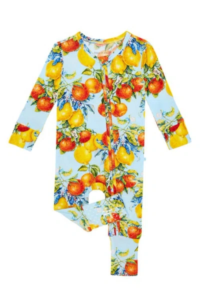Posh Peanut Babies'  Print Convertible One-piece Footie In Multi