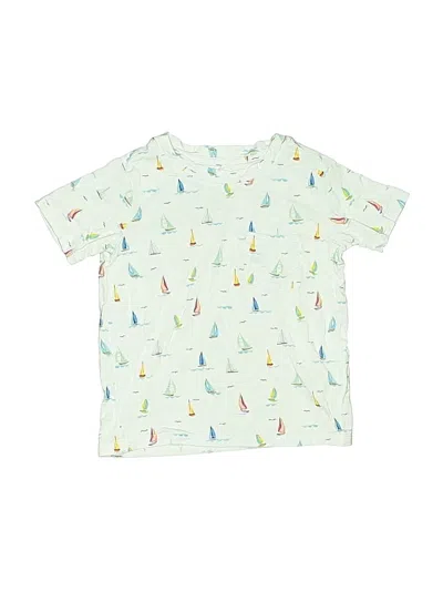 Pre-owned Posh Peanut Kids' Short Sleeve T-shirt In Green