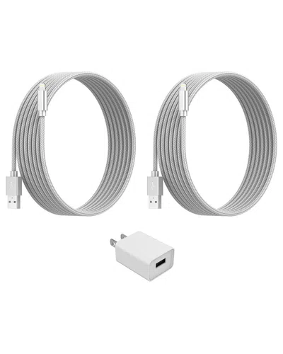 Posh Tech 2-pack Braided Lightning To Usb Charge &