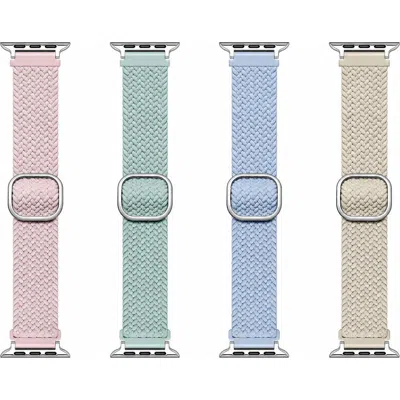 Posh Tech 4-pack Assorted Nylon Apple Watch® Watchbands