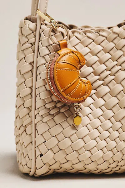 Posh Tech Airtag Icon Bag Charm In Brown