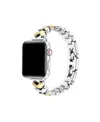 Posh Tech Archer Metal Band For Apple Watch, Fits All Apple Watch Models In Silver,gold