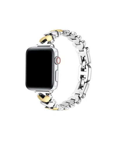 Posh Tech Archer Metal Band For Apple Watch, Fits All Apple Watch Models In Silver,gold
