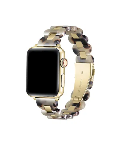 Posh Tech Aria Resin Stainless Steel Band For Apple Watch In Multi
