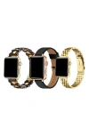 Posh Tech Assorted 3-pack Apple Watch® Watchbands In Multi