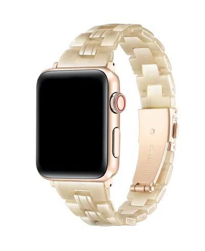 Posh Tech Autumn Resin Band For Apple Watch In Gold