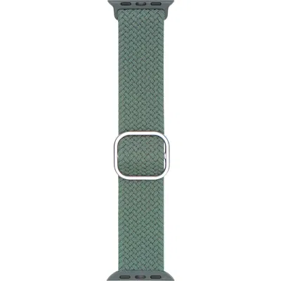 Posh Tech Avalon Braided Nylon Watchband In Green