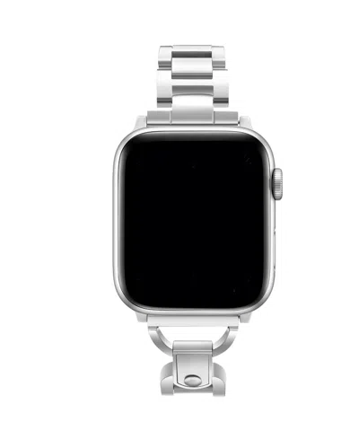 Posh Tech Avery Stainless Steel Band For Apple Watch In Silver