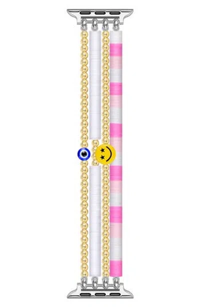 Posh Tech Bestie Beaded Apple Watch® Watchband In Multi