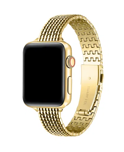 Posh Tech Brooklyn Stainless Steel Band For Apple Watch In Gold