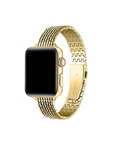 Posh Tech Brooklyn Stainless Steel Band For Apple Watch In Gold