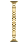 Posh Tech Cambell Stainless Steel Apple Watch® Watchband In Gold