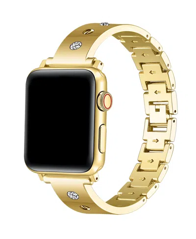 Posh Tech Cambell Stainless Steel Bracelet Band For Apple Watch In Gold