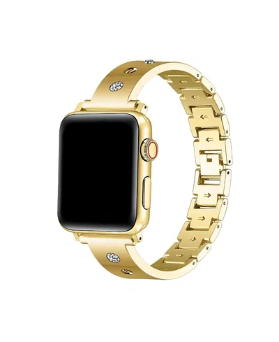 Posh Tech Campbell Rhinestone Band For Apple Watch In Gold