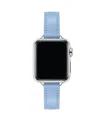 Posh Tech Carmen Leather Band For Apple Watch In Blue