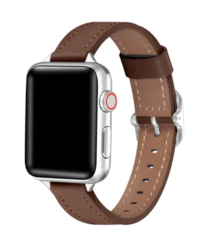 Posh Tech Carmen Leather Band For Apple Watch In Gold