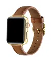Posh Tech Carmen Skinny Croc Leather Band For Apple Watch