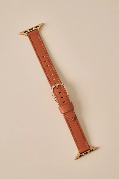 Posh Tech Carmen Skinny Leather Apple Watch Band In Multicolor