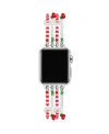 Posh Tech Cherry Beaded Band For Apple Watch