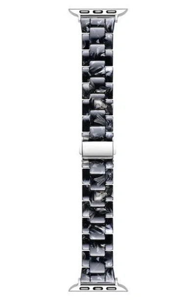 Posh Tech Claire Resin 20mm Apple Watch® Bracelet Watchband In Black