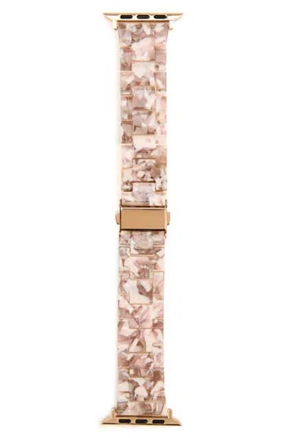 Posh Tech Claire Resin Link Apple Watch® Watchband In Pink