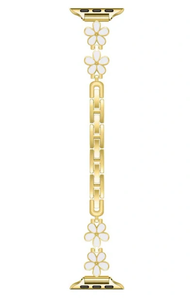 Posh Tech Daisy Apple Watch® Watchband In Gold