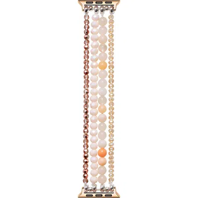 Posh Tech Demi Beaded Watchband, 38mm-41mm In Pink