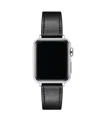 Posh Tech Drake Leather Band For Apple Watch In Black