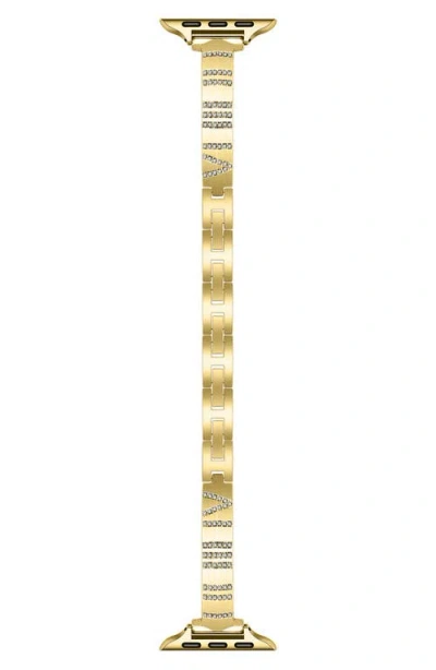 Posh Tech Eclipse Crystal Apple Watch® Watchband In Gold