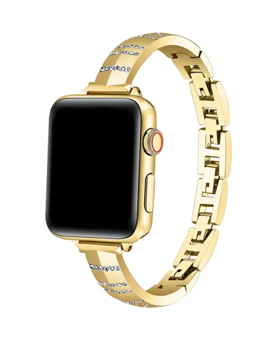 Posh Tech Eclipse Rhinestone Band For Apple Watch In Gold