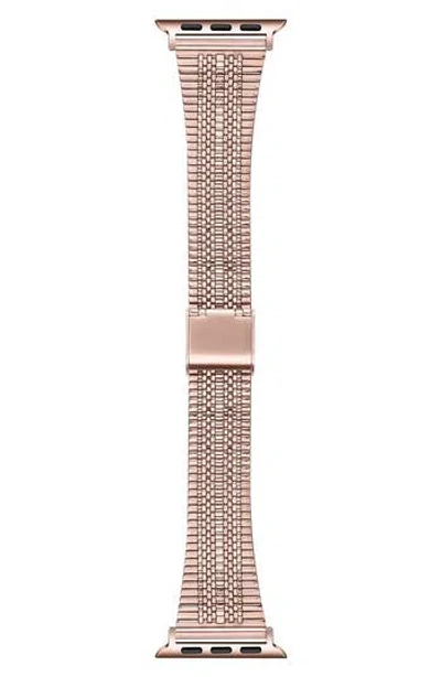 Posh Tech Eliza Stainless Steel Apple Watch® Watchband In Yellow