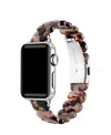 Posh Tech Elle Resin Band For Apple Watch 40,41,42mm In Chocolate