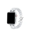 Posh Tech Eloise Cultivated Pearl Band For Apple Watch In Metallic