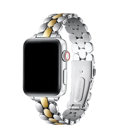 Posh Tech Emery Stainless Steel Band For Apple Watch In Metallic