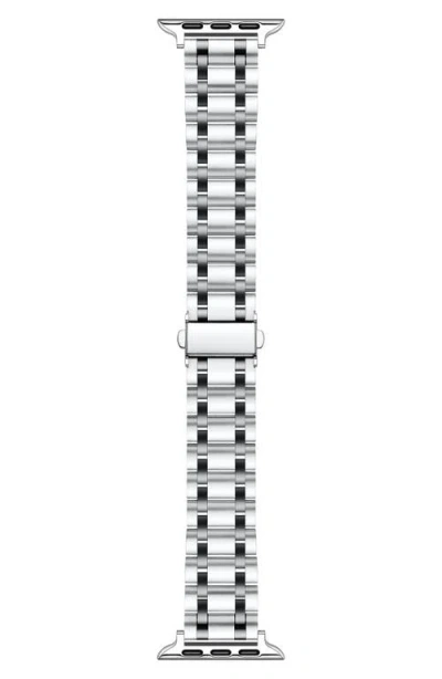 Posh Tech Ethan Apple Watchband In Silver/black