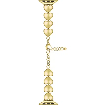 Posh Tech Lover Heart Bracelet In Gold