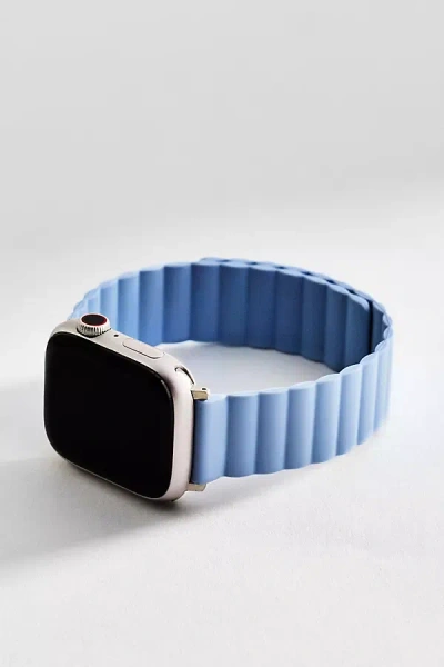 Posh Tech Magnetic Apple Watch Band In Blue