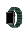 Posh Tech Magnetic Silicone Band For Apple Watch, Fits All Apple Watch Models In Dark Green