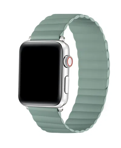 Posh Tech Magnetic Silicone Band For Apple Watch In Green