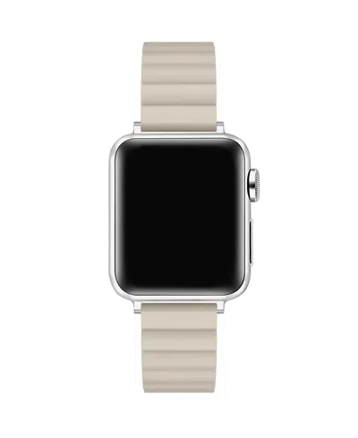 Posh Tech Magnetic Silicone Band For Apple Watch In Sand