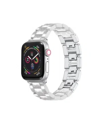 Posh Tech Men's And Women's Resin Band For Apple Watch With Removable Clasp 38mm In Multi