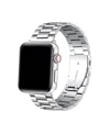 Posh Tech Maxwell Stainless Steel Band For Apple Watch, Fits All Apple Watch Models In Titanium