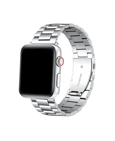 Posh Tech Maxwell Stainless Steel Band For Apple Watch, Fits All Apple Watch Models In Titanium