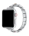 Posh Tech Nostalgic Charm Band For Apple Watch In Silver